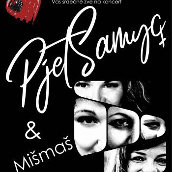 Plakát koncertu Pjetsamyc a Mišmaš